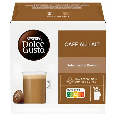 NESCAFÉ Dolce Gusto Café au Lait 16 Stück / Kapselkaffee
