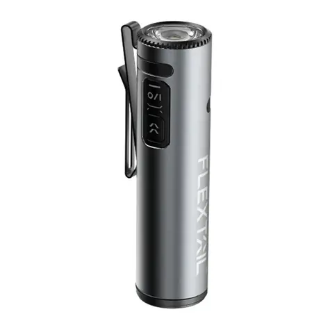 Flextail Zero 1200 schwarz / LED-Taschenlampe / 1200 lm / IP67 / USB-C / 5 Helligkeitsstufen