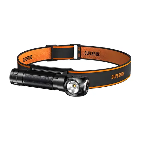 Superfire TH04-S Stirnlampe / 1000 lm / Reichweite 146 m / IP43 / USB-C