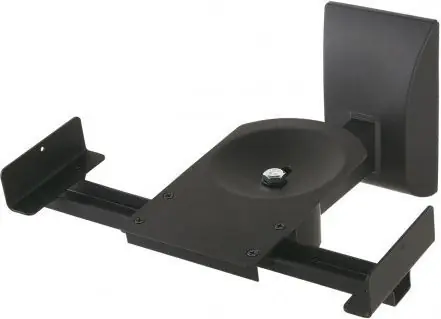 Art G-04B schwarz / Lautsprecherhalterung / 2 Stück
