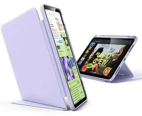 ESR Flip Magnethülle, helllila / Hülle / Apple iPad Air M1/M2/M3