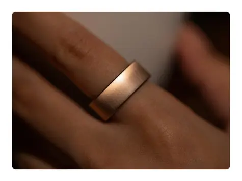 Ultrahuman Ring Air Roségold Größe 8 / Smartring
