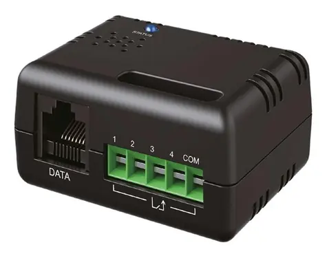 PowerWalker EMD für SNMP-Karte schwarz / Umweltüberwachungsmodul / Temperatur und Luftfeuchtigkeit / für USV