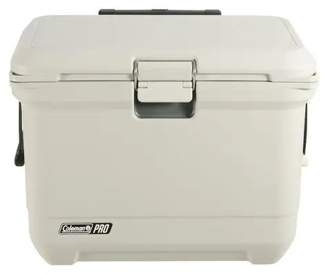 Coleman PRO 55QT beige / Kühlbox / 52 l / Räder / Teleskopgriff