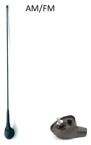 Calearo AM/FM-Frontantenne Fiat, Peugeot / Antenne / passiv / ohne Kabel / 41 cm