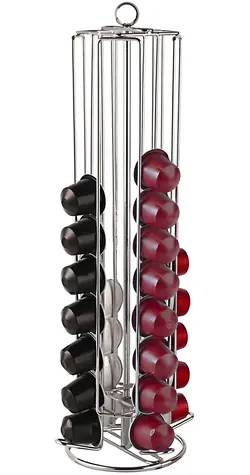 Maxxo Nespresso Kapselständer / Kapselständer / Kapazität: 40 Kapseln / Chrom