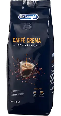 DeLonghi Caffé Crema Arabica 1 kg / Kaffeebohnen / 100 % Arabica / Intensität 4