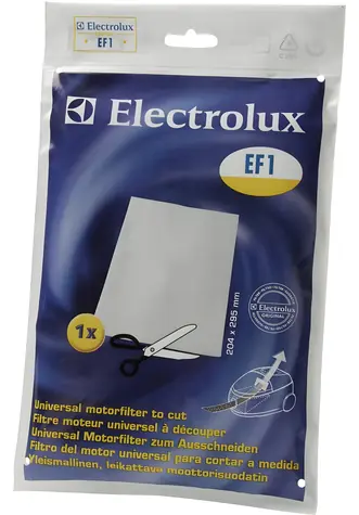 Electrolux EF1 weiß / Motorfilter für Staubsauger / Universal-Schneidefilter