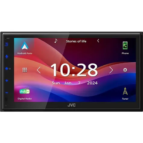 JVC KW-M695DBW / Autoradio / Apple CarPlay / Android Auto / DAB+ / Bluetooth 5.1 / 6,8"-Touchscreen