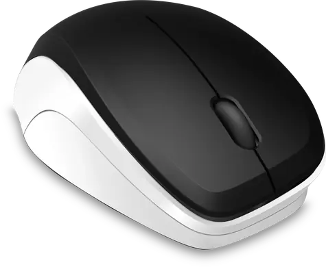 Speed Link LEDGY schwarz-weiß / Kabellose Maus / Optisch / Leise / 3 Tasten / 2,4 GHz
