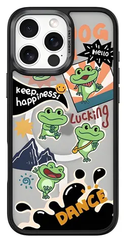 Comma Cultural Series Lucky Frog / Hülle für Apple iPhone 16 PLUS / Magnetisch / MagSafe