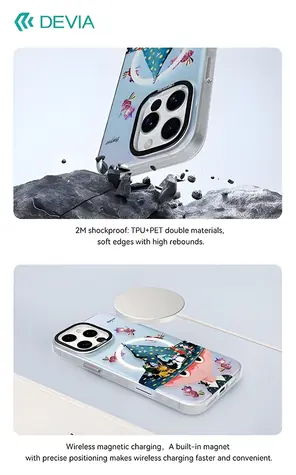 Devia Canvas Series Magnetische Hülle „Magician“ / Schutzhülle / iPhone 16 PLUS / MagSafe
