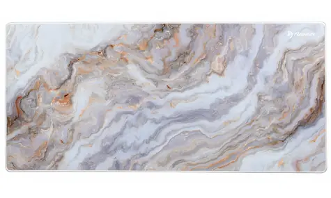 Arozzi Zona XL Weißes Marmor-Mauspad / Gaming-Mauspad / 900 x 420 x 4 mm / wasserdicht