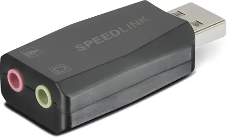 Speed Link VIGO schwarz / Soundkarte / USB / Extern