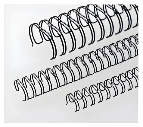 EuroSupplies Metallrücken (3:1") 14,3 mm schwarz / Binderücken / für 101-120 Blatt 80 g Papier / 50 Stück.