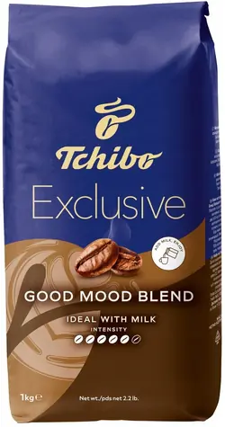 Tchibo Exklusive Gute-Laune-Mischung 1 kg / Kaffeebohnen / Arabica & Robusta / Intensität 5/6