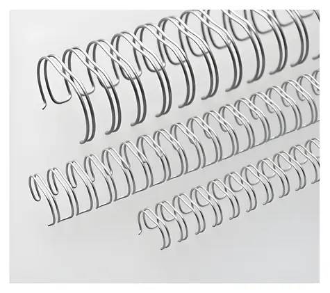 EuroSupplies Metallrücken (3:1") 14,3 mm silber / Binderücken / für 101-120 Blatt 80 g Papier / 50 Stück