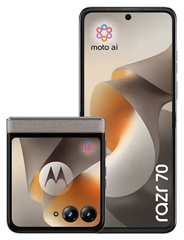 Motorola Razr 70 5G 8+256GB grau / Faltbares Smartphone / 6,9" AMOLED-Display / 120 Hz / Android 16