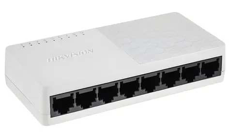 HIKVISION DS-3E0108D-O / Switch / 8x 10/100 Mbps RJ45 / 1,6 Gbit/s