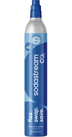 SodaStream CO2-Zylinder 80 l / Ersatzkartusche / für Wassersprudler