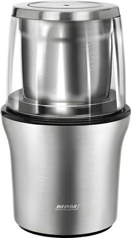 MpM MMK-06M Edelstahl-Kaffeemühle / 200 W / Fassungsvermögen 70 g