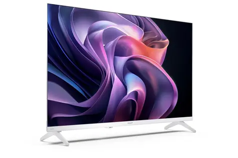 32" Sharp 32HF2265EW weiß / Fernseher / HD-fähig / LED / Google TV / WLAN / 3x HDMI