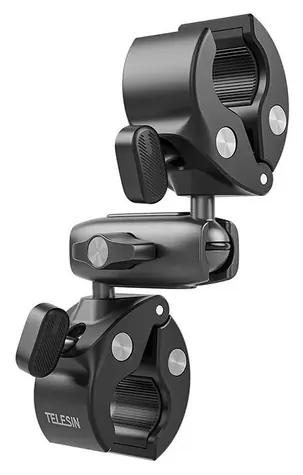 Telesin GP-HBM-001-D / Motorrad- und Fahrradhalterung für Sportkameras / 360° / Aluminium