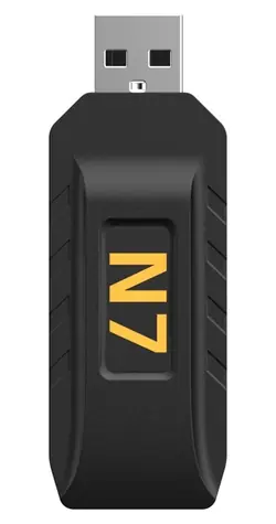 PXN N7 schwarz / Kabelloser Lenkradadapter / PS5 / Bluetooth