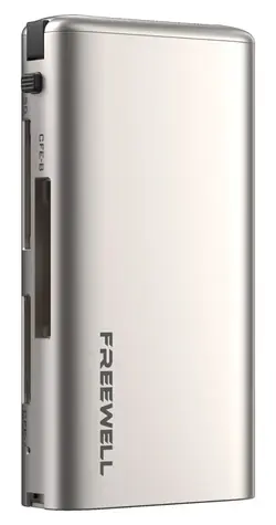 Freewell Pro PLUS Champagnergold / Speicherkartenleser / CFexpress Typ A/B / SD UHS-II / 10 Gbit/s / 3 Steckplätze
