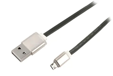 NetX Micro-USB-Kabel schwarz / Lade- und Synchronisierungskabel / doppelseitige Anschlüsse
