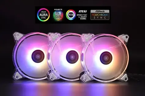 1stCool AURA EVO Kristallweiß / Lüfterset / 120 mm / ARGB / 3-teilig / Controller