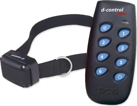 DOGTRACE Halsband D-Control Easy schwarz / Elektronisches Training / Reichweite 200 m / für mittelgroße und große Hunderassen