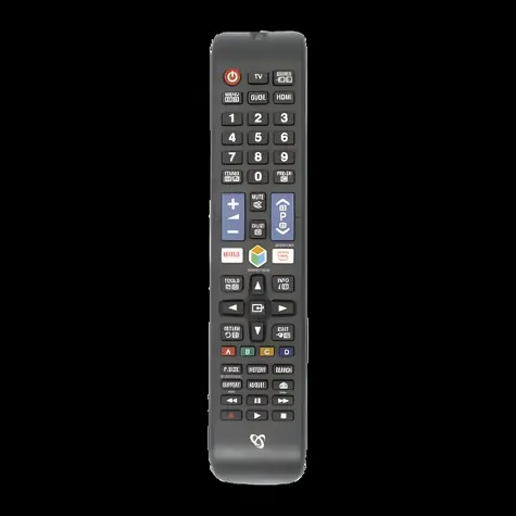 Sbox Universalfernbedienung für Samsung TV / Fernbedienung / Reichweite 8 m / 2x AAA