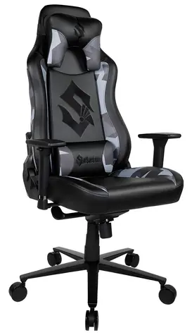Arozzi VERNAZZA SABATON Edition / Gaming-Stuhl / Polyurethan-Oberfläche / Schwarz