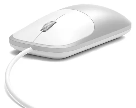 Satechi Slim LX silber / Maus / Kabelgebunden