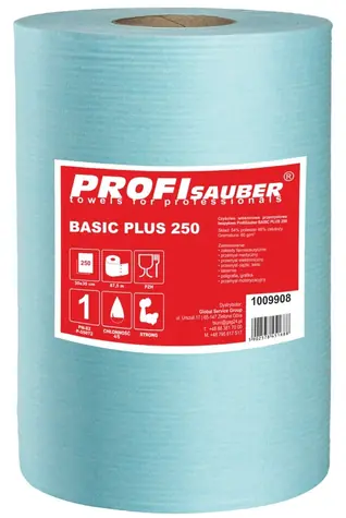 Profi Sauber BASIC PLUS 250 / Industriegewebe / Vliesstoff / Staubfrei