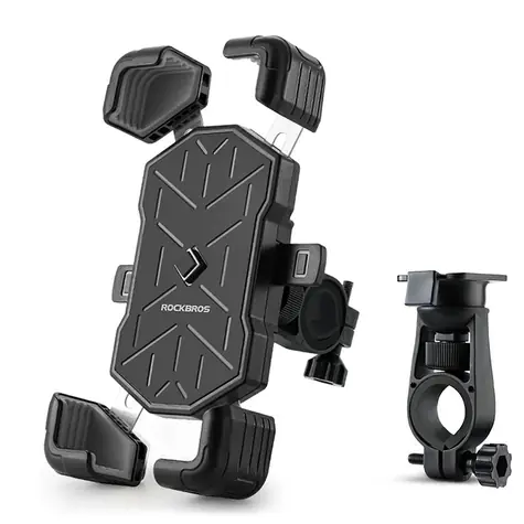 Rockbros HW-117 schwarz, grau / Lenker-Handyhalterung / Universalhalterung
