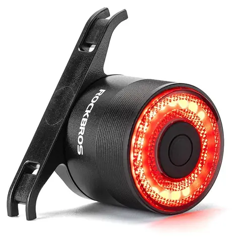 Rockbros Q3 schwarz / Rücklicht / SMART Stop System