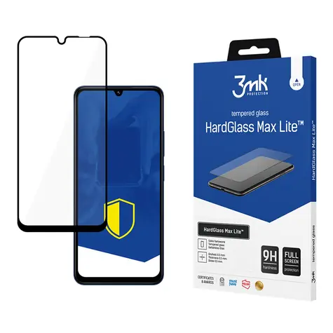3mk HardGlass Max Lite schwarz / Gehärtetes Glas / für XIAOMI Redmi 14C, POCO C75, Redmi A4 5G