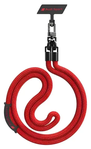 Audi Crossbody rot / Nackenriemen / Universal / 120 x 10 mm