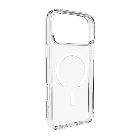 Puro Lite Mag iPhone 17 Pro transparenter, weißer Rahmen / Schutzhülle / MagSafe
