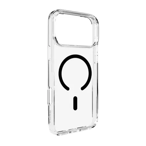 Puro Lite Mag iPhone 17 Pro transparenter, schwarzer Rahmen / Schutzhülle / MagSafe