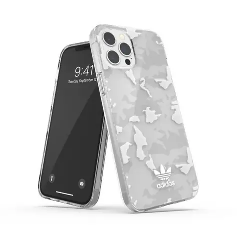 Adidas SnapCase Camo transparent / Schutzhülle / Apple iPhone 12 Pro Max