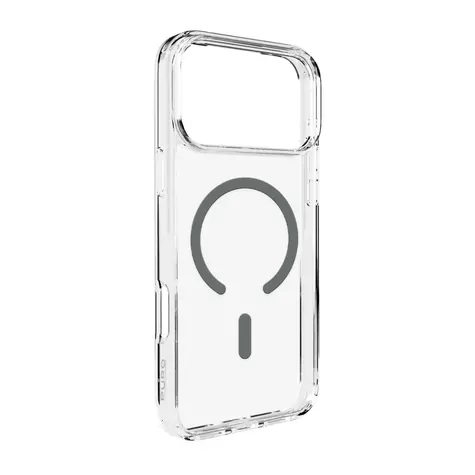 Puro Lite Mag iPhone 17 Pro Max transparenter, grauer Rahmen / Schutzhülle / MagSafe