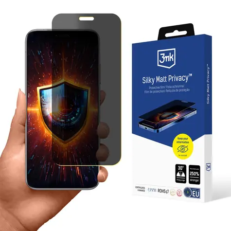 3MK Silky Matt Privacy / Sichtschutzfolie / Honor Magic 8 Pro