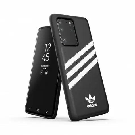 Adidas OR Schutzhülle aus PU, schwarz-weiß / Hülle / für Samsung Galaxy S20 Ultra