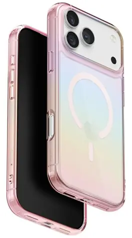 UNIQ Iridescia mehrfarbig / Schutzhülle / iPhone 17 Pro Max / MagClick-Ladefunktion