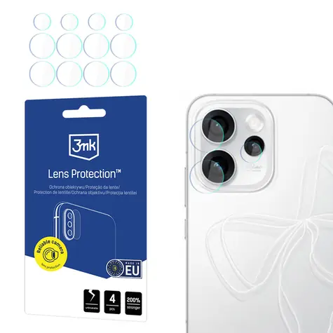 3MK Linsenschutzglas / Kameraglas / Oppo Reno 15 Pro / Hybridglas