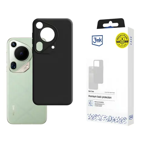 3mk Matt Case schwarz / Schutzhülle / Huawei Pura 70 Ultra