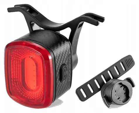 Rockbros Q2S schwarz / Rücklicht / LED / SMART Stop System / USB-C-Ladefunktion